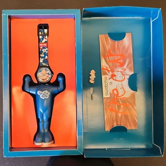 Swatch watch LOOKA GZ700 1996 Collectors Special Designed by S. Pirovano NEW